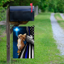 Load image into Gallery viewer, Chihuahua Police Dog Thin Blue Line Christian Cross Flag
