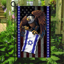 Load image into Gallery viewer, American Grown With Israel Roots Flag