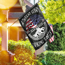 Load image into Gallery viewer, American Grown With Viking Roots Flag