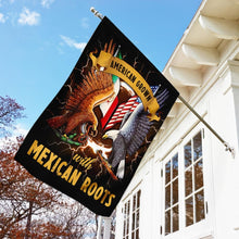 Load image into Gallery viewer, American Grown With Mexican Roots Flag