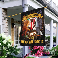 Load image into Gallery viewer, American Grown With Mexican Roots Flag