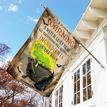 Load image into Gallery viewer, A Witch Lives Here Flag