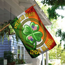 Load image into Gallery viewer, American Heart Irish Blood Flag