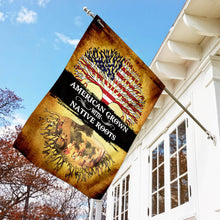 Load image into Gallery viewer, American Grown With Native Roots Flag
