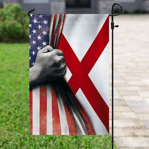 Alabama State American Flag
