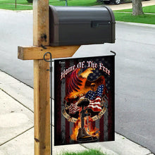 Load image into Gallery viewer, America Home Of The Free Because Of The Brave Flag
