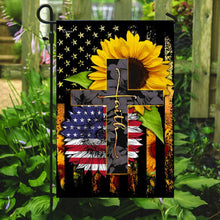 Load image into Gallery viewer, American Faith Sunflower Flag