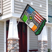 Load image into Gallery viewer, American By Birth – Irish By The Grace Of Shenanigans Flag