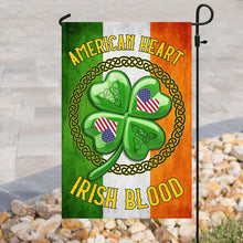 Load image into Gallery viewer, American Heart Irish Blood Flag