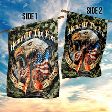Load image into Gallery viewer, America Eagle. Home Of The Free Because Of The Brave Flag