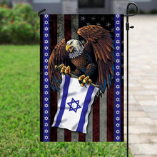 Load image into Gallery viewer, American Grown With Israel Roots Flag