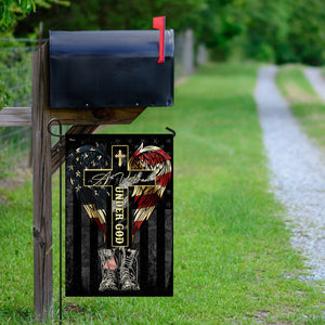 A Veteran Under God Flag