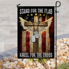 Load image into Gallery viewer, American I Stand For The Flag, I Kneel For The Cross Flag