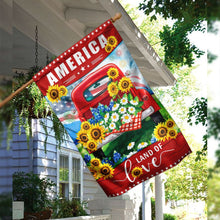 Load image into Gallery viewer, America Land Of Love Flag