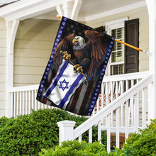 Load image into Gallery viewer, American Grown With Israel Roots Flag