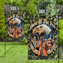 Load image into Gallery viewer, America Eagle. Home Of The Free Because Of The Brave Flag