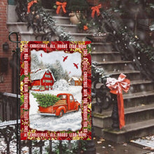 Load image into Gallery viewer, All Roads Lead Home For Christmas Flag