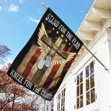 Load image into Gallery viewer, American I Stand For The Flag, I Kneel For The Cross Flag