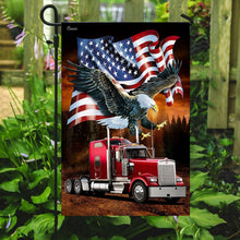 Load image into Gallery viewer, American Eagle Trucker Flag