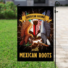 Load image into Gallery viewer, American Grown With Mexican Roots Flag