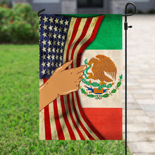 Load image into Gallery viewer, American Grown With Mexican Roots Flag