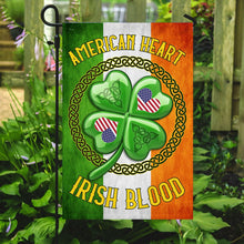 Load image into Gallery viewer, American Heart Irish Blood Flag