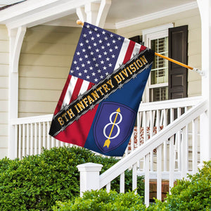 8th Infantry Division Airborne Flag