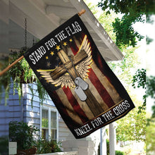 Load image into Gallery viewer, American I Stand For The Flag, I Kneel For The Cross Flag