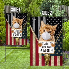 Load image into Gallery viewer, 6 Feet Back Right Meow Cat Flag
