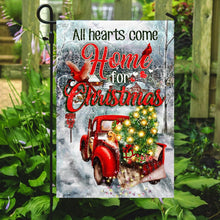 Load image into Gallery viewer, All Hearts Come Home For Christmas Flag