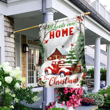 Load image into Gallery viewer, All Hearts Come Home For Christmas Flag
