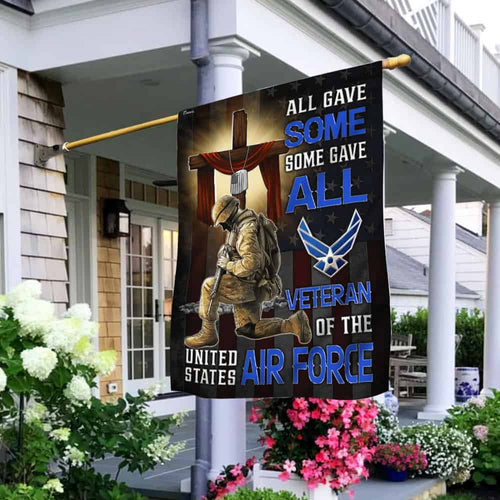 All Gave Some Some Gave All Veteran of The United States Air Force Flag MLH1686Fv1