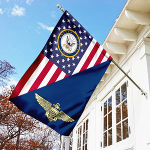 U.S. Navy Aviation Insignia Flag TRL1070F