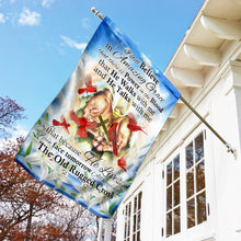 Load image into Gallery viewer, All Because Of The Old Rugged Cross Jesus Cardinal Flag