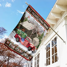 Load image into Gallery viewer, All Hearts Come Home For Christmas Flag
