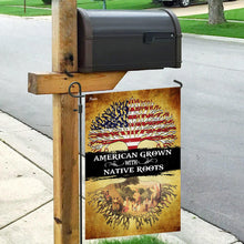 Load image into Gallery viewer, American Grown With Native Roots Flag