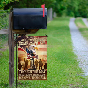 All Gave Some Some Gave All. Veteran Flag