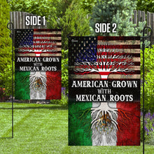 Load image into Gallery viewer, American Grown With Mexican Roots Flag