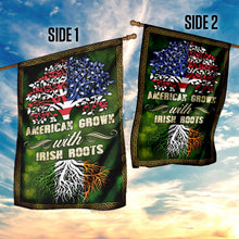 Load image into Gallery viewer, American Grown With Irish Roots Flag