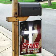 Load image into Gallery viewer, America. Stand For The Flag Kneel For The Cross Flag