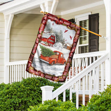 Load image into Gallery viewer, All Roads Lead Home For Christmas Flag