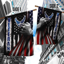 Load image into Gallery viewer, Air Force Veteran Flag