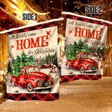 Load image into Gallery viewer, All Hearts Come Home For Christmas Flag