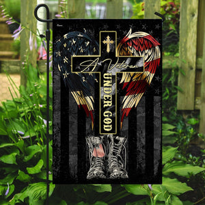 A Veteran Under God Flag