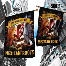 Load image into Gallery viewer, American Grown With Mexican Roots Flag