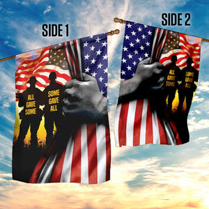 All Gave Some Some Gave All Veteran Flag