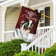 Load image into Gallery viewer, A Little Mooey Christmas Flag