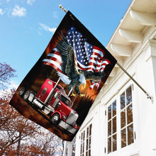 Load image into Gallery viewer, American Eagle Trucker Flag