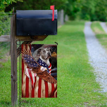 Load image into Gallery viewer, American Pit Bull Terrier Wrapped In Glory American Flag