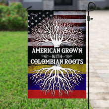 Load image into Gallery viewer, American Grown With Colombian Roots Flag